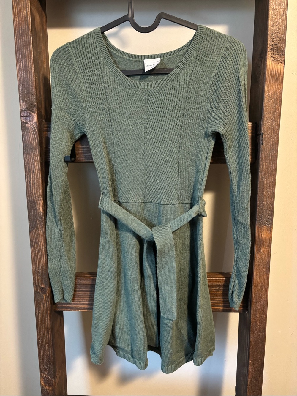 Abercrombie Kids Belted Sweater A-Line Dress - 9/10 year
